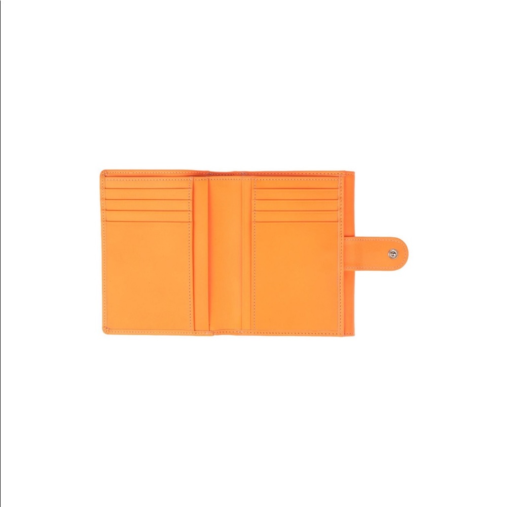 NWT Orange Leather Wallet